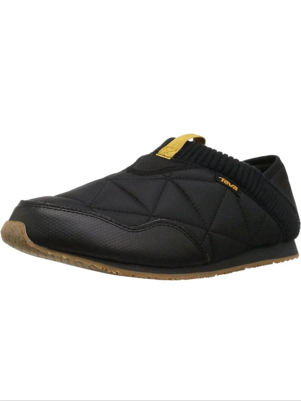 Teva Mens Ember MOC Black Quilted Slip-On Shoes Size 12 Ripstop Gorpcore Hike